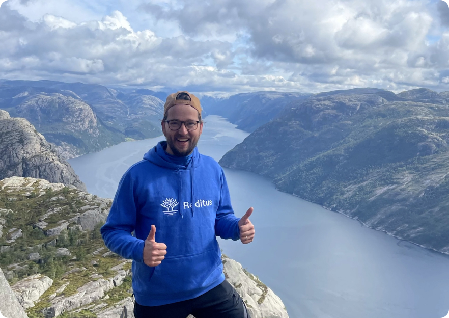 Joran Hofman, founder of Reditus