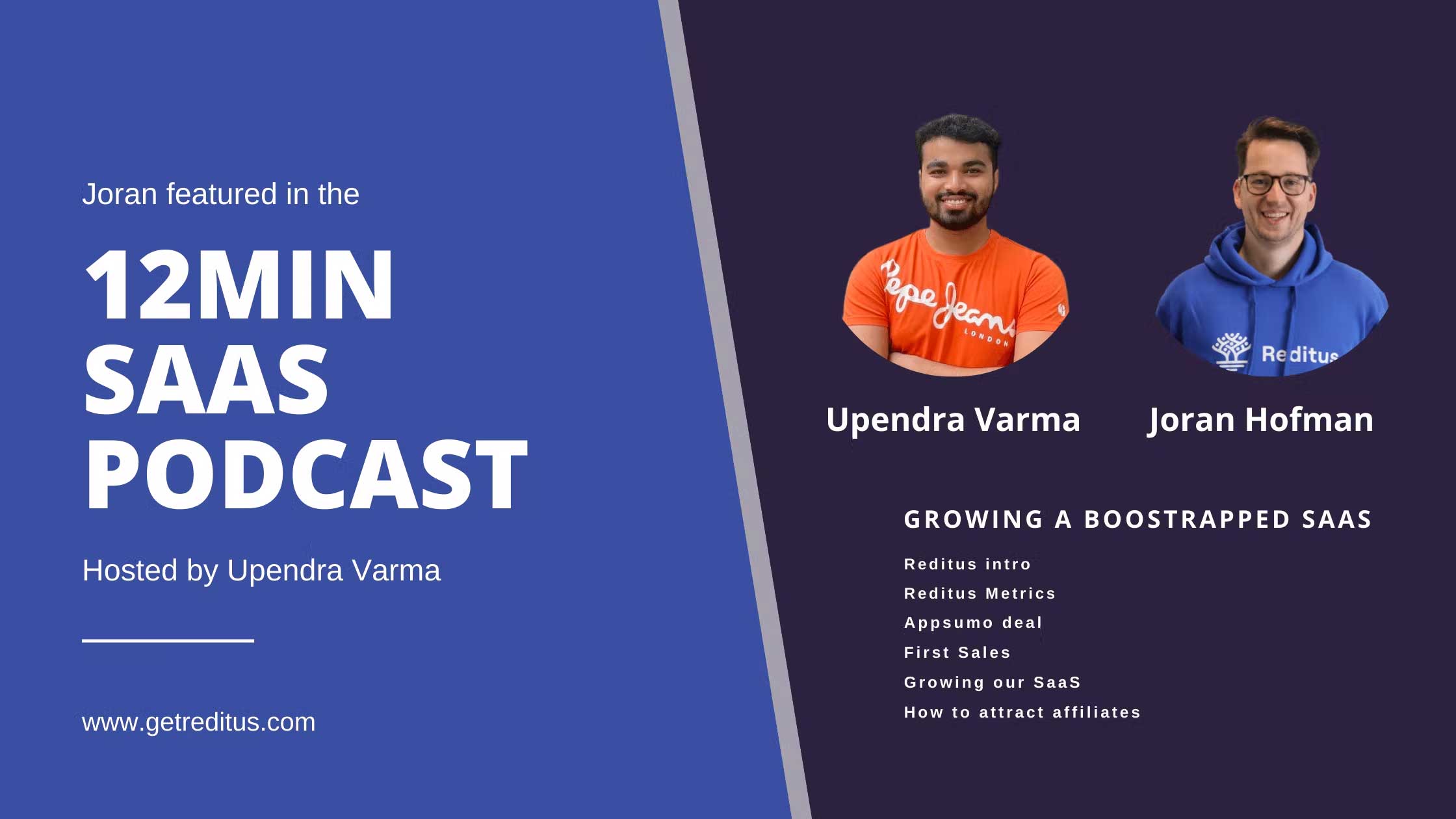 12min SaaS podcast, Founder Interview by Upendra Varma