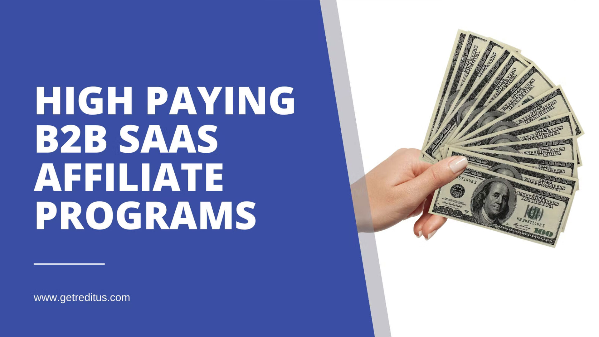 High Paying B2B SaaS Affiliate Programs