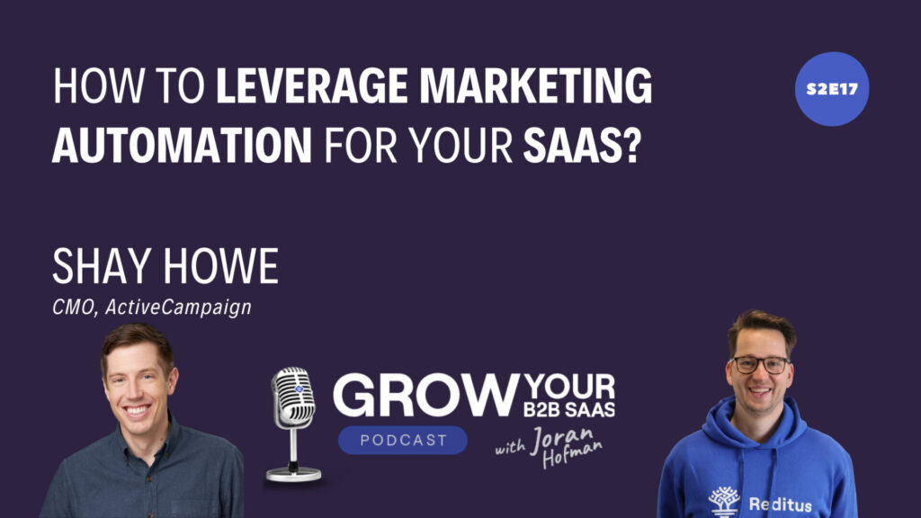 Shay Howe and Joran Hofman speak about marketing automation