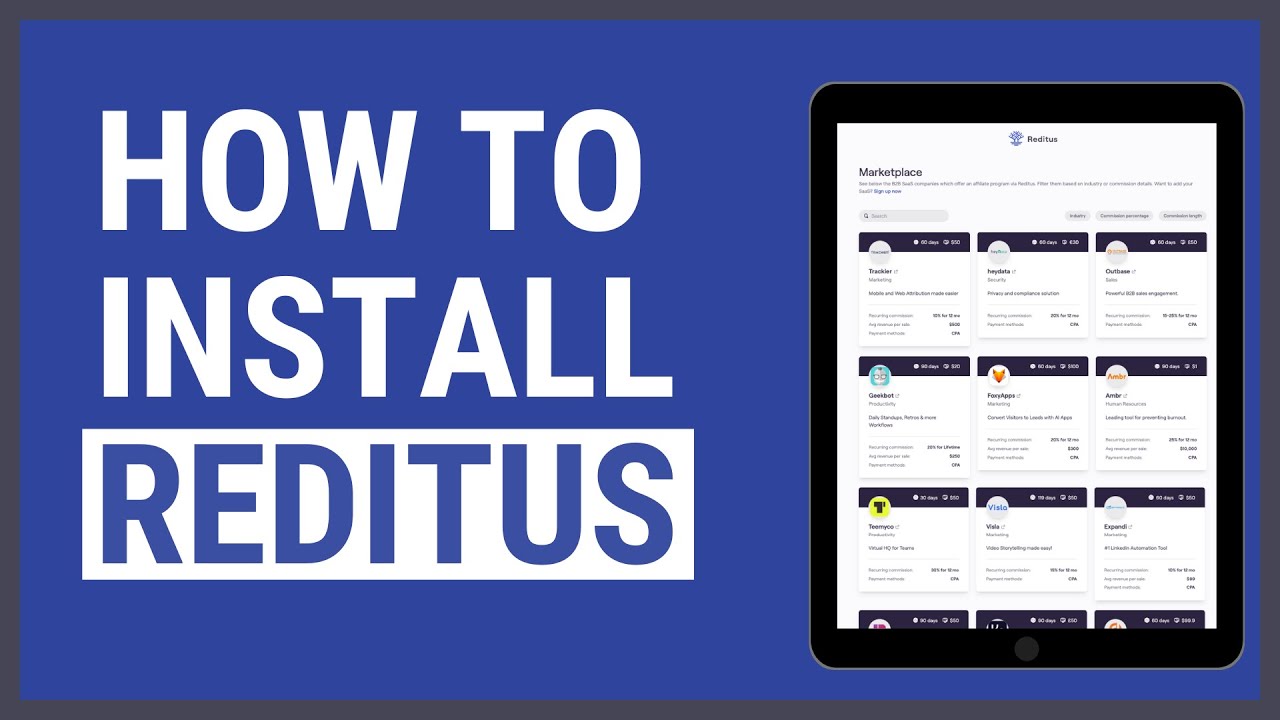 How to install Reditus? Technical installation walk-through