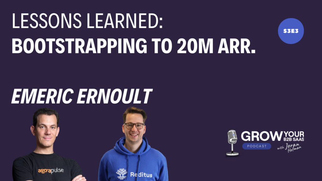 Bootstrapping a B2B SaaS to 20M ARR in revenue