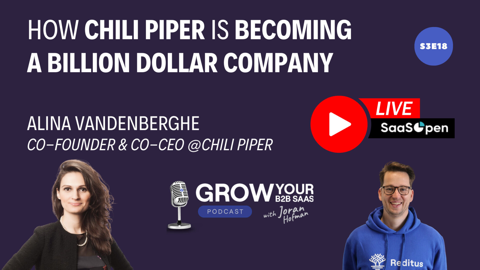 S3E18 – How Chili Piper is Becoming A Billion Dollar Company With Alina Vandenberghe
