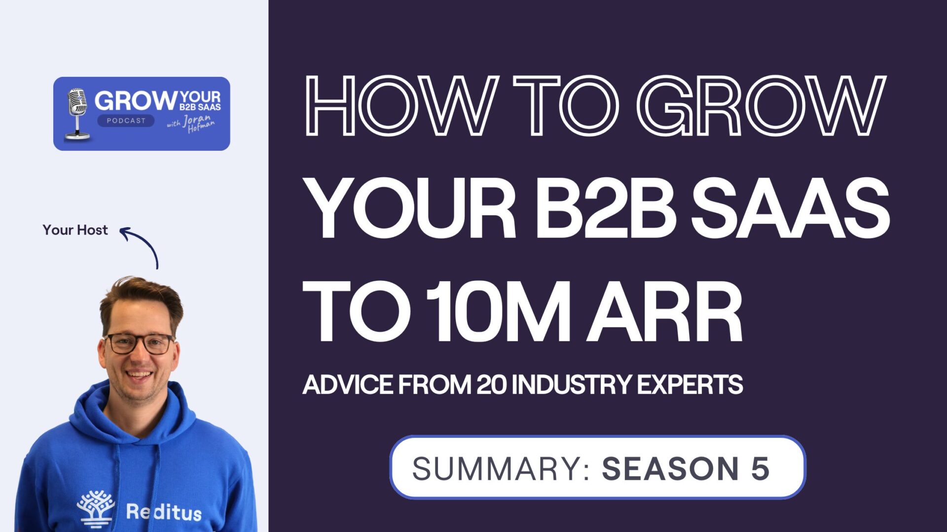 https://www.getreditus.com/podcast/s5e22-how-to-grow-your-b2b-saas-to-10m-arr-advice-from-20-experts/