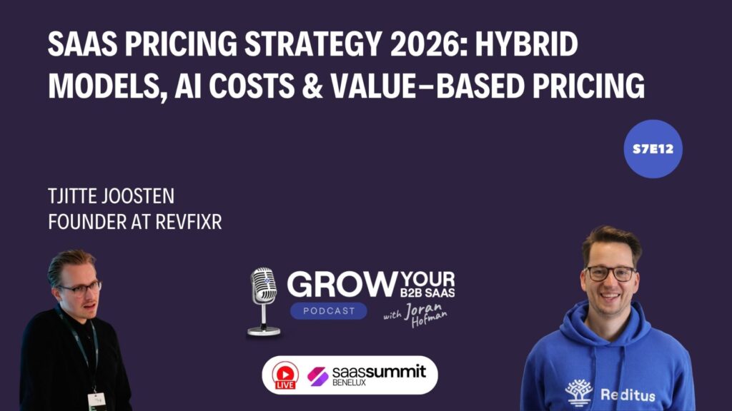 SaaS Pricing Strategy 2026